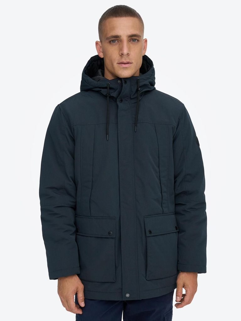 Only&Sons Herren Winterjacke, ONSJAYDEN PARKA NOOS OTW VD, S