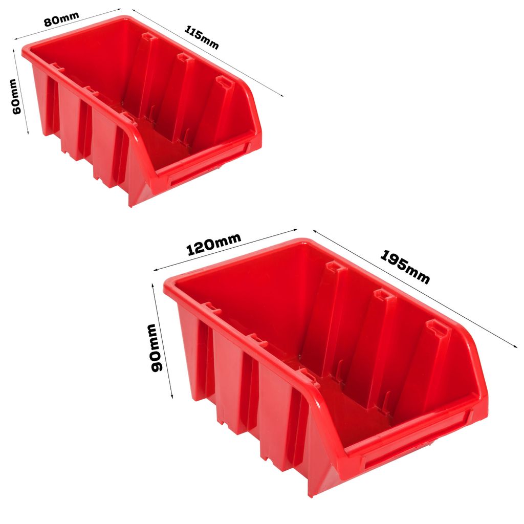 PANNEAU D'OUTILLAGE 115X78 CM 22 BOX Étagère murale avec Image du produit 