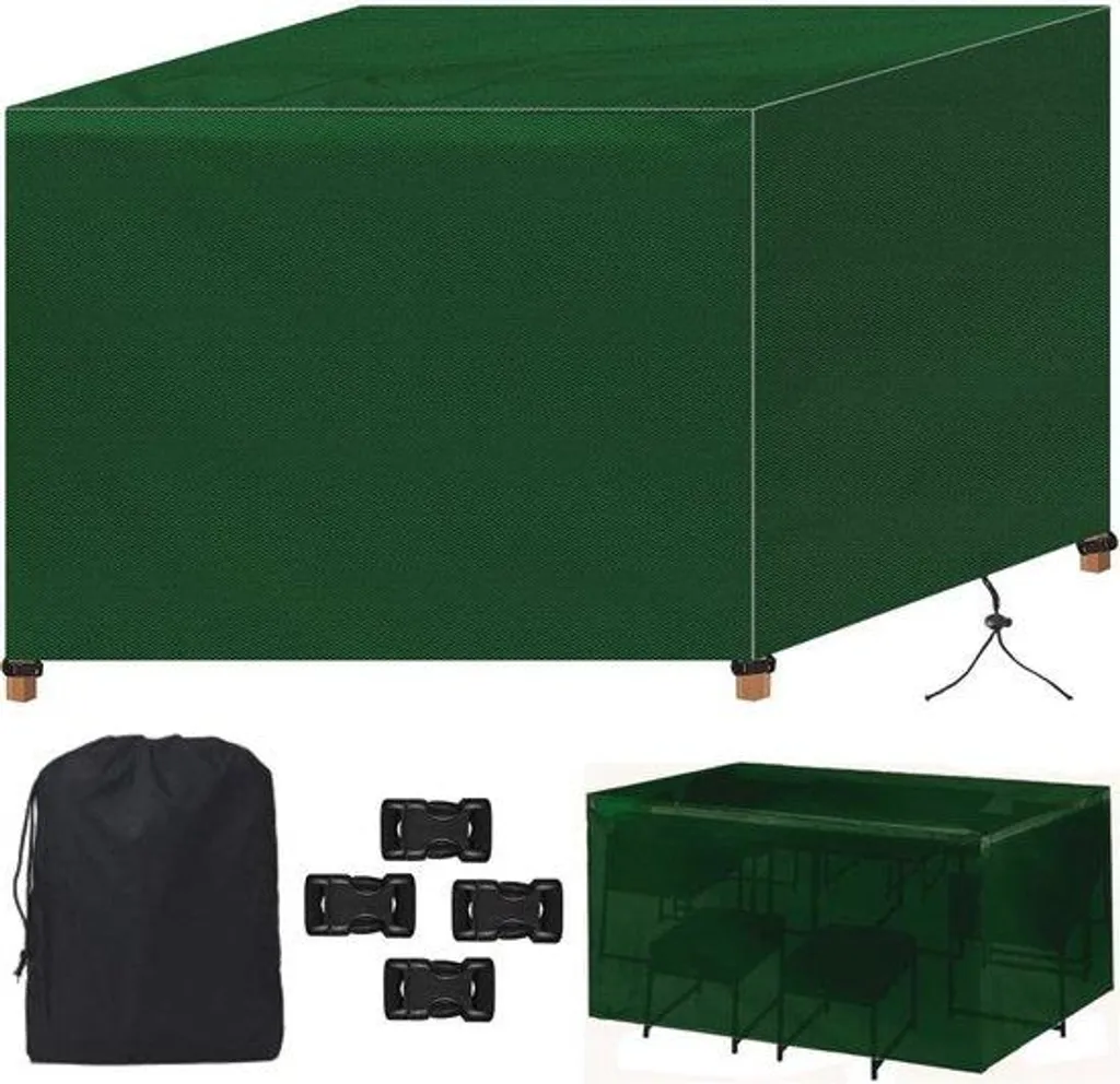 Housse de table imperméable 213x132 cm avec traitement anti-UV durable