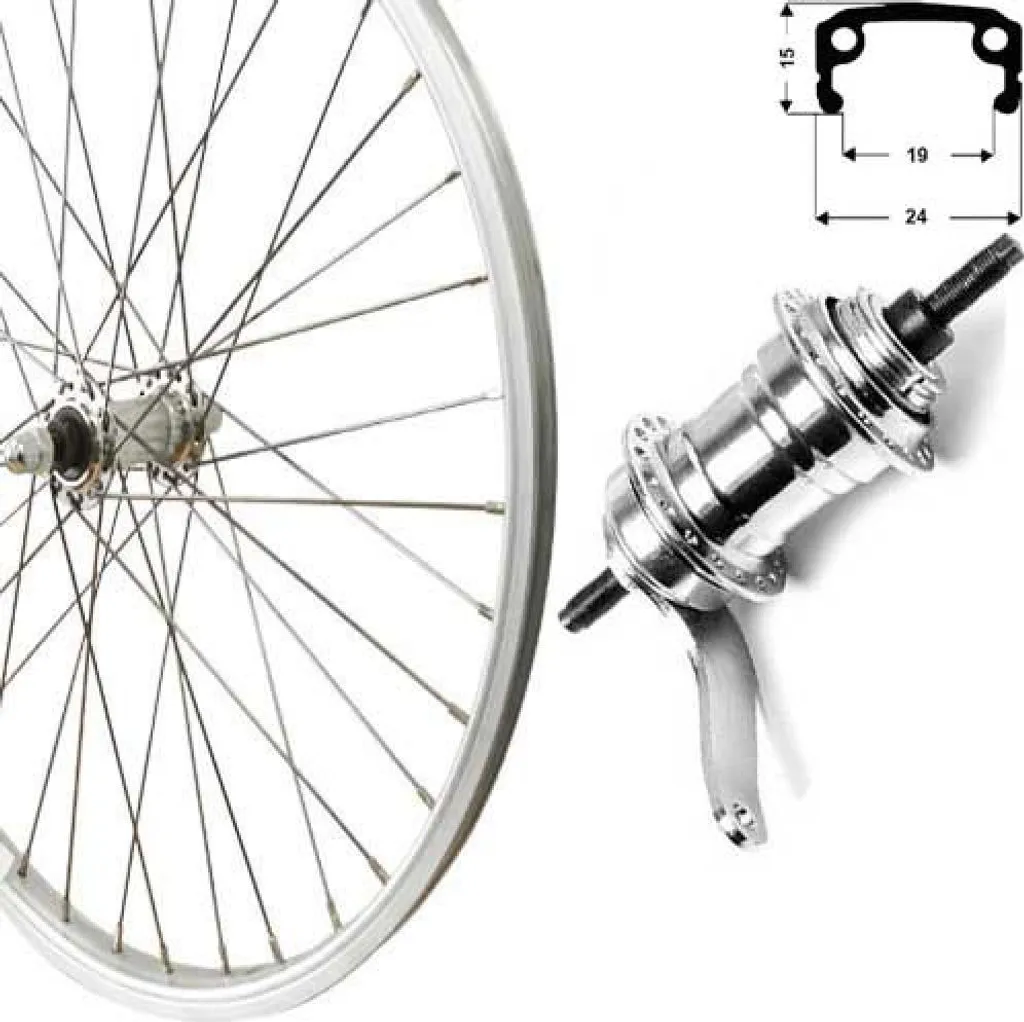 Roue arrière 18 pouces pour vélo enfant Roland avec freinage intégré