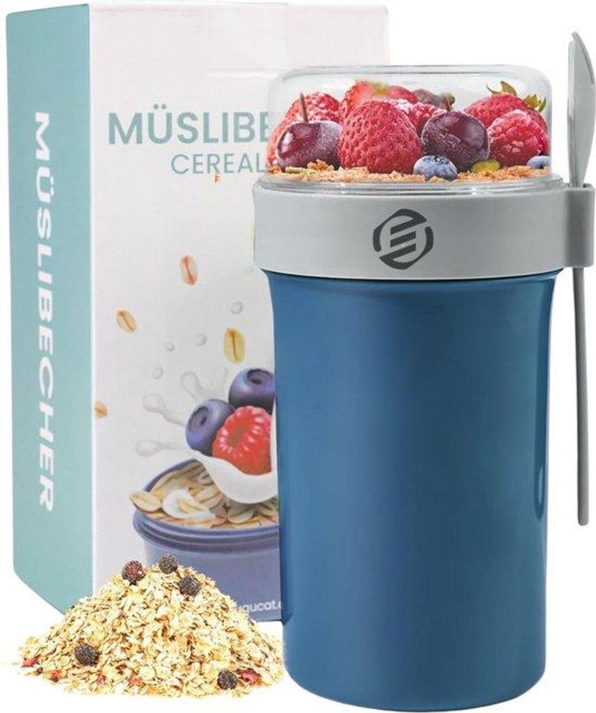 Havermout-Muesli-Behälter - Set - Ideal für dein Frühstück