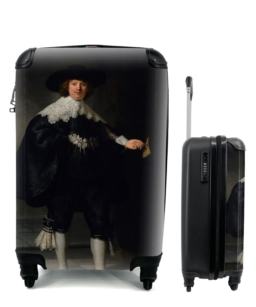MuchoWow® Koffer Handgepäck Trolley Rollkoffer Kleine Produktbild 