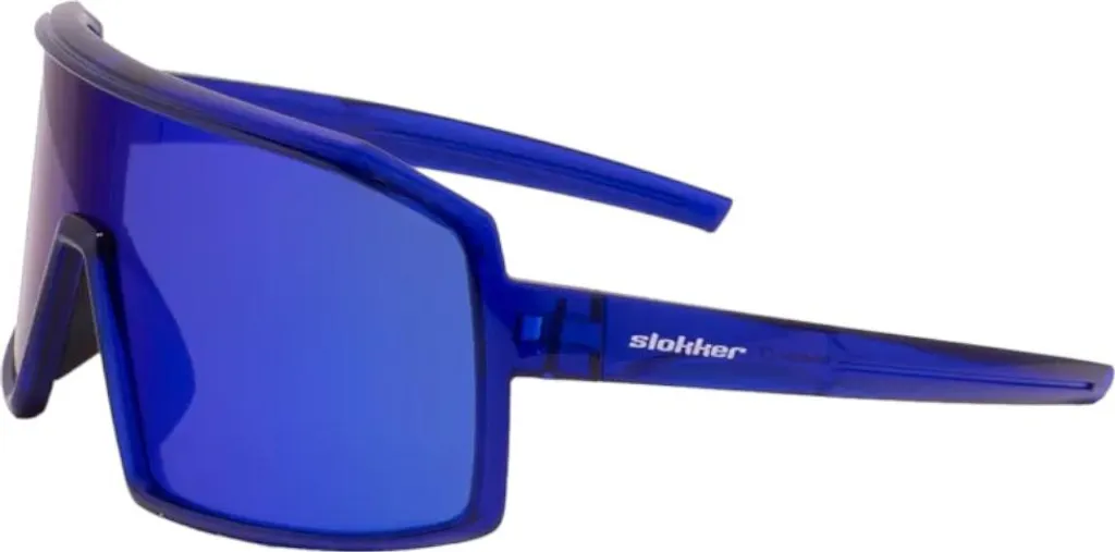 Lunettes vélo et running SLOKKER Kiwi Clear bleu pour temps nuageux