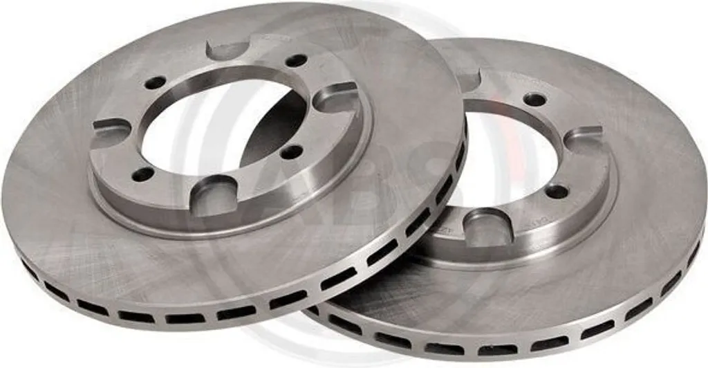 2x Disques de frein A.B.S. 16091 pour Mitsubishi Colt III C5_A 236mm