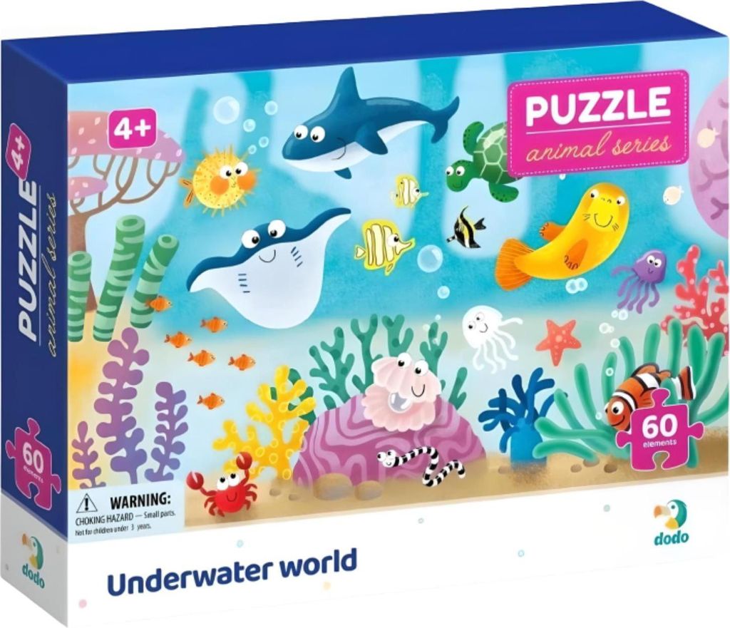 DODO Puzzle Tiere: Unterwasserwelt 60 Teile Produktbild 
