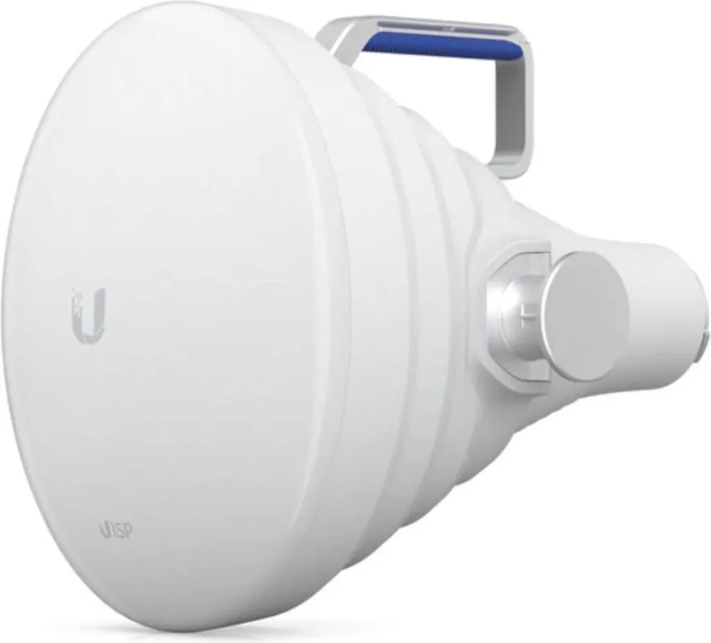 Antenne Ubiquiti UISP-HORN 19.5 dBi Blanche à Isolation Renforcée