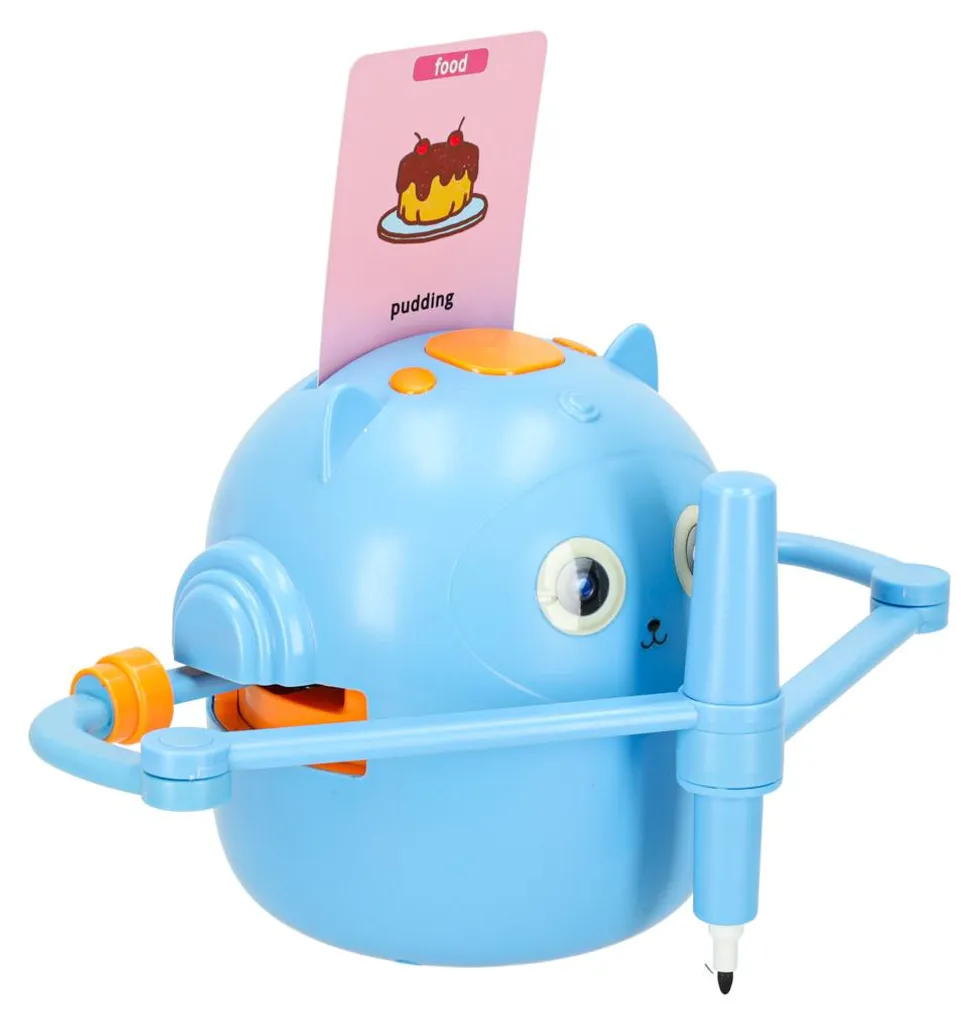 Robot éducatif KIK KX3146 bleu pour enfant apprenant le dessin