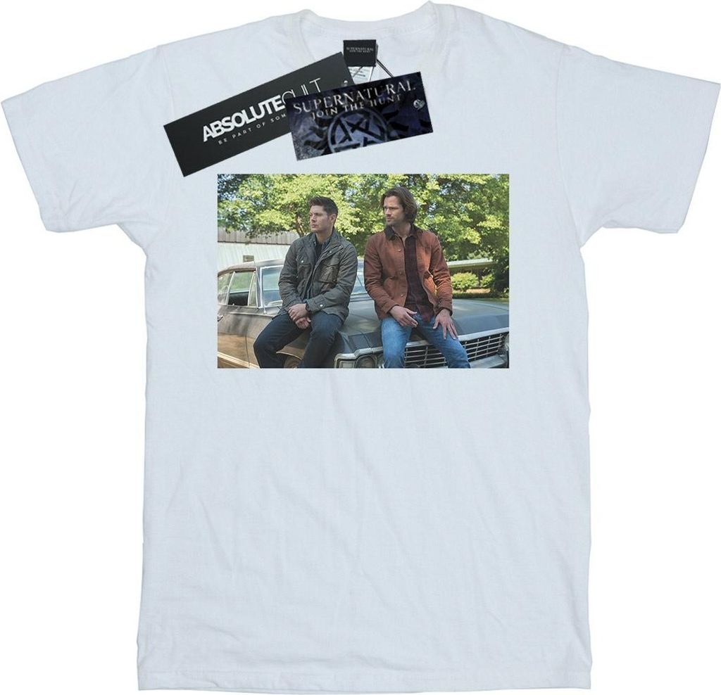 Supernatural - "Impala Brothers" T-Shirt für Herren BI45923 (M) (Weiß)