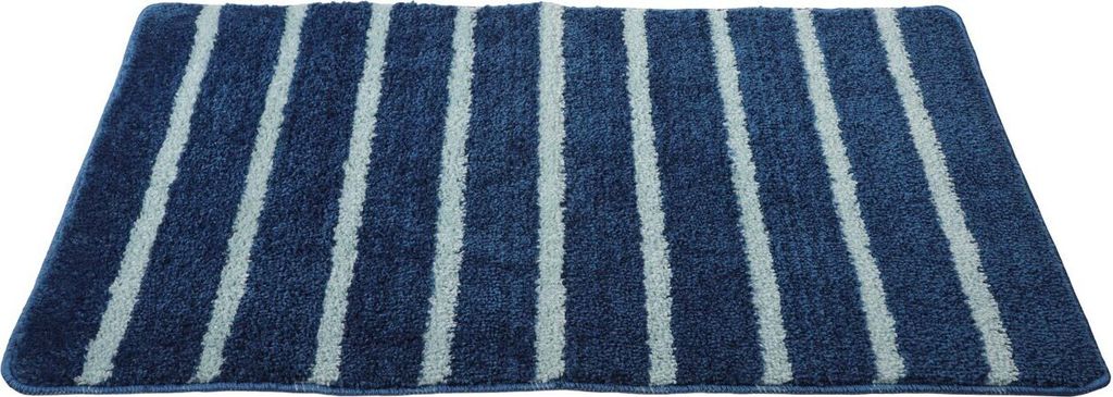 tappeto da bagno etérea in microfibra a pelo alto Stripes - Immagine del prodotto 