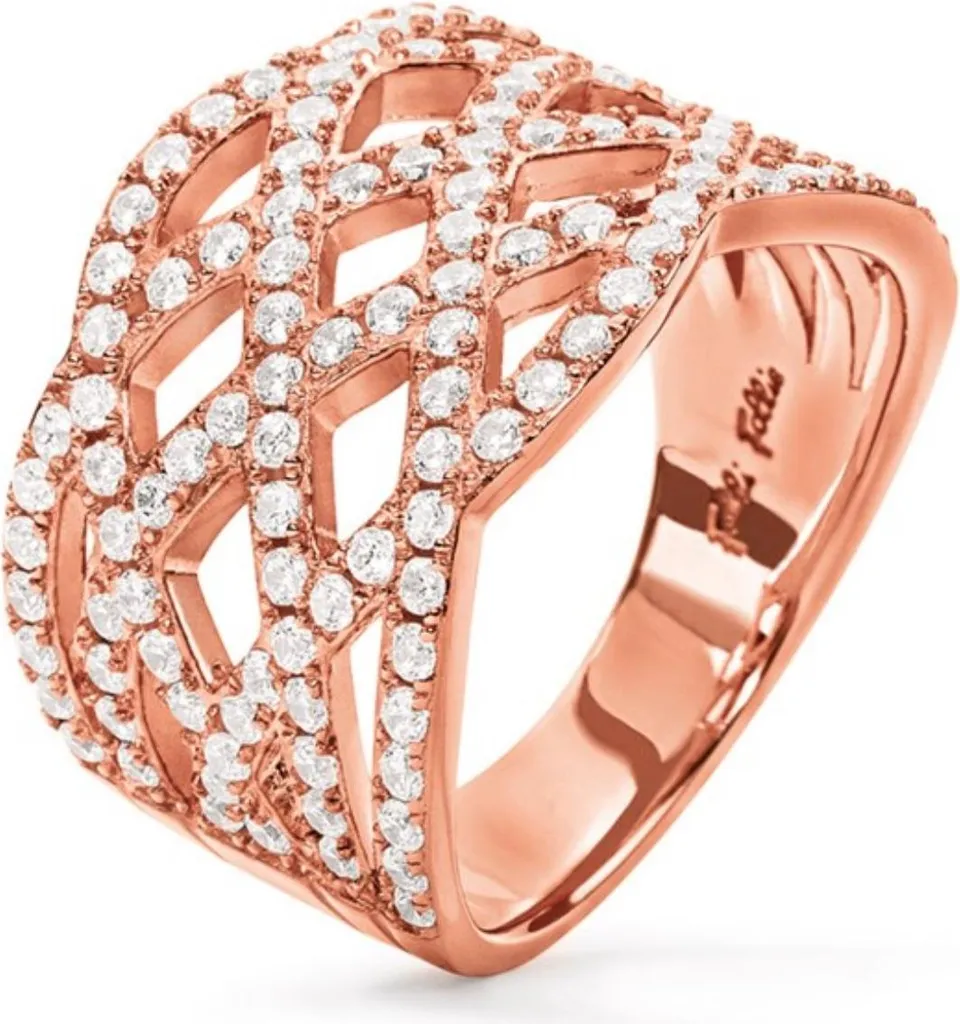 Bague Folli Follie 3R17S005RC52 : Bijou Élégant Taille 52 pour Femme