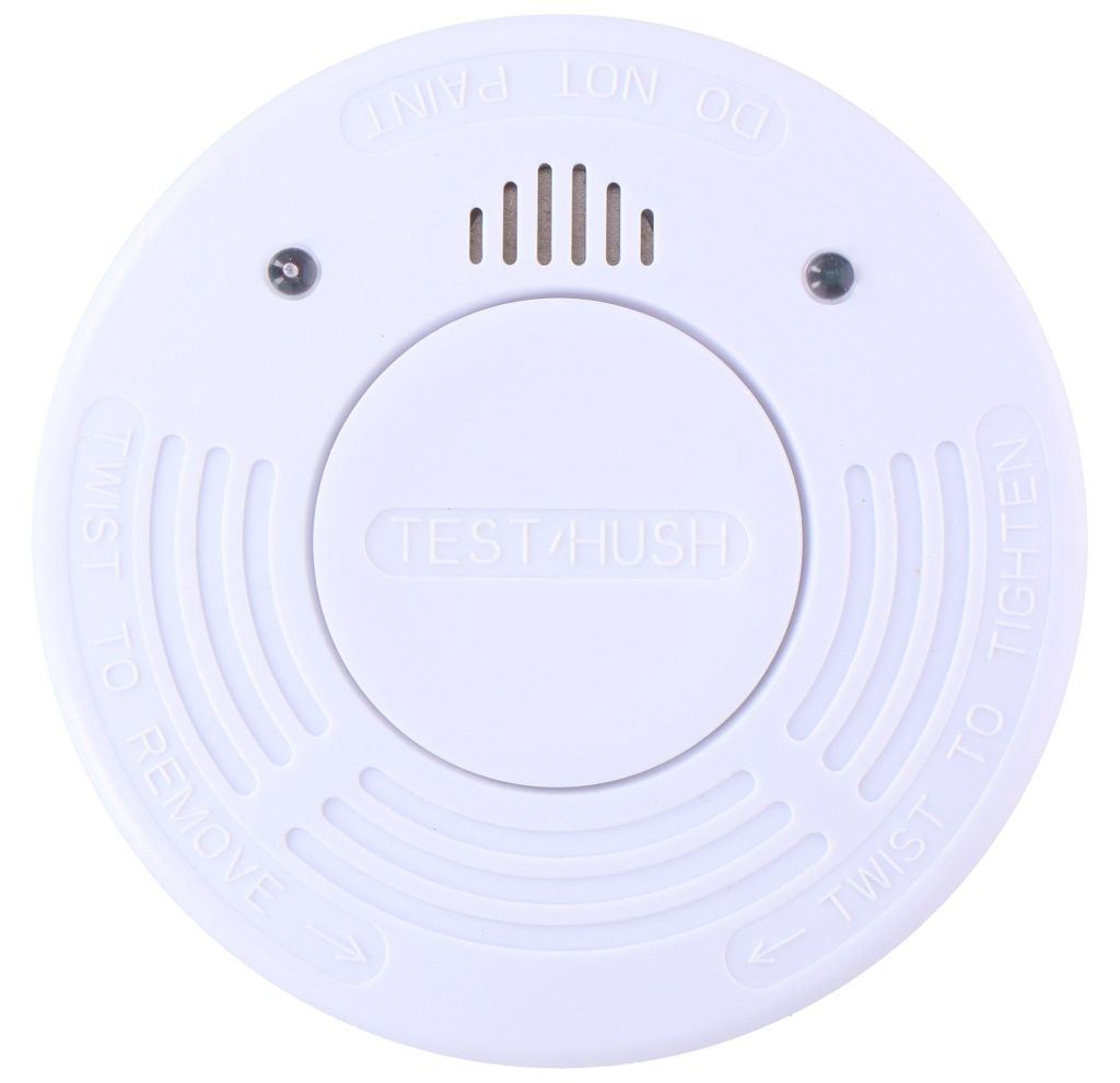 Grundig Optischer Rauchmelder, Feueralarm - 10 Jahre Batterie, Pause & Anzeige - Weiß