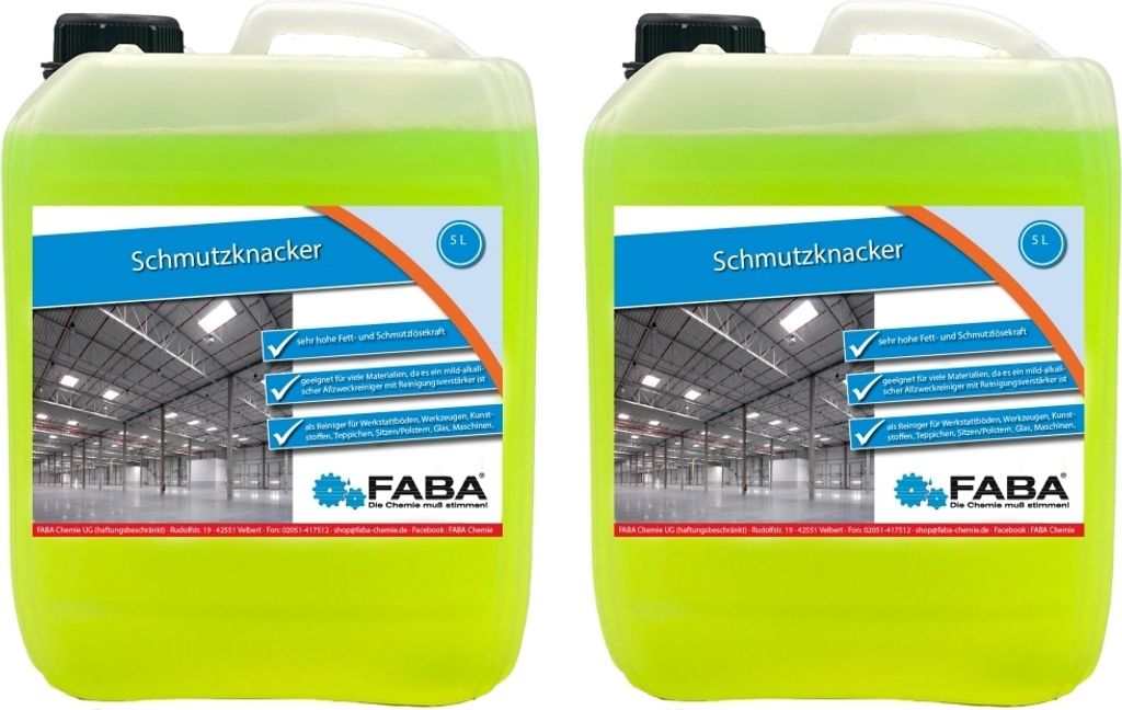 Industriereiniger 2 x 5 L Werkstattreiniger universal, intensiv und mega stark