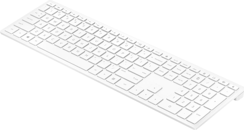 Teclado inalámbrico HP Pavilion 600, blanco, de tamaño Imagen del producto 