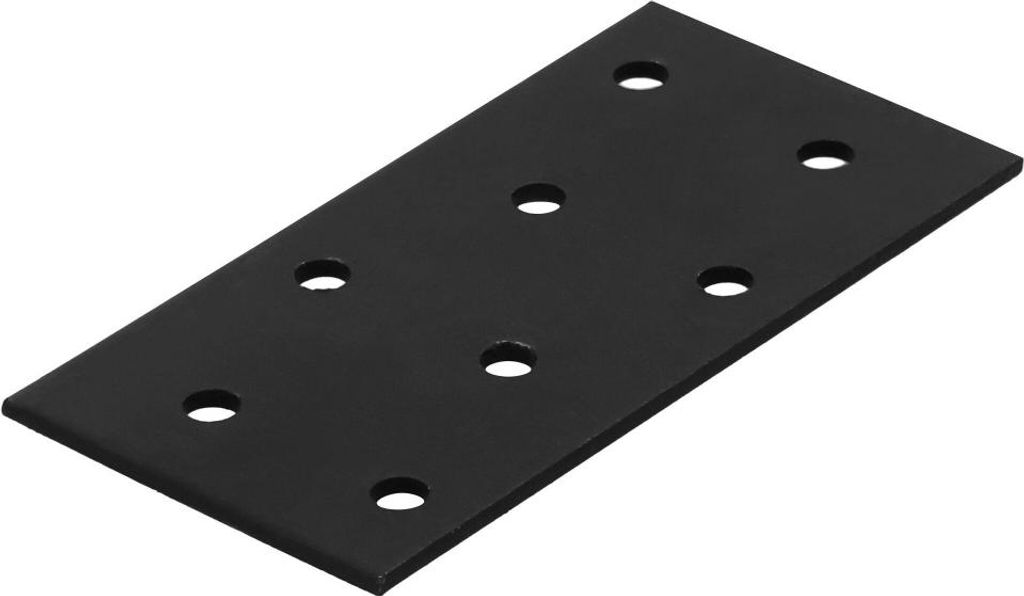 Schwarzer, verzinkter T-förmiger Montagebügel aus Stahl, Magnodur 40x80, SUKI