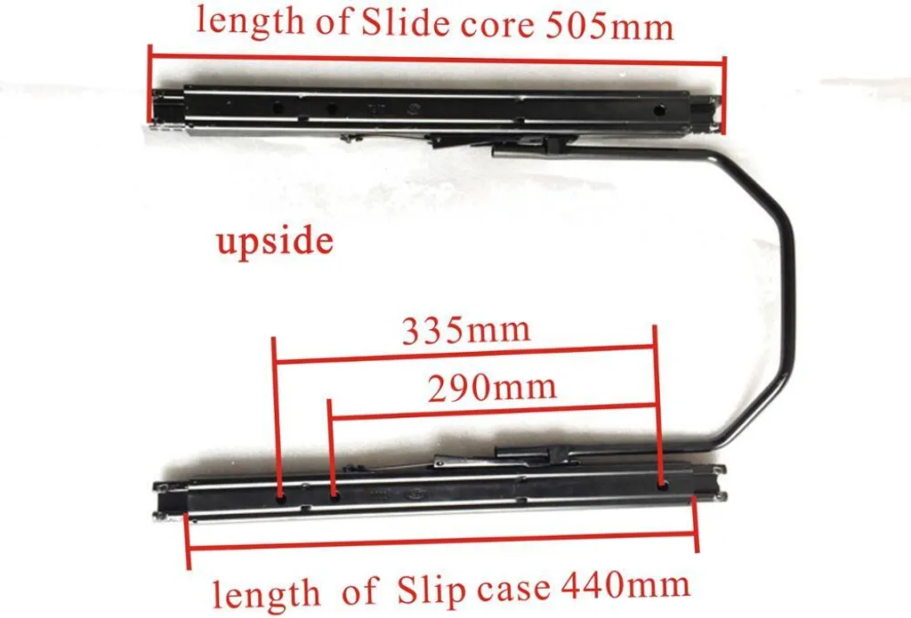 Rails de siège auto réglables pour corriger une assise fixe ou instable
