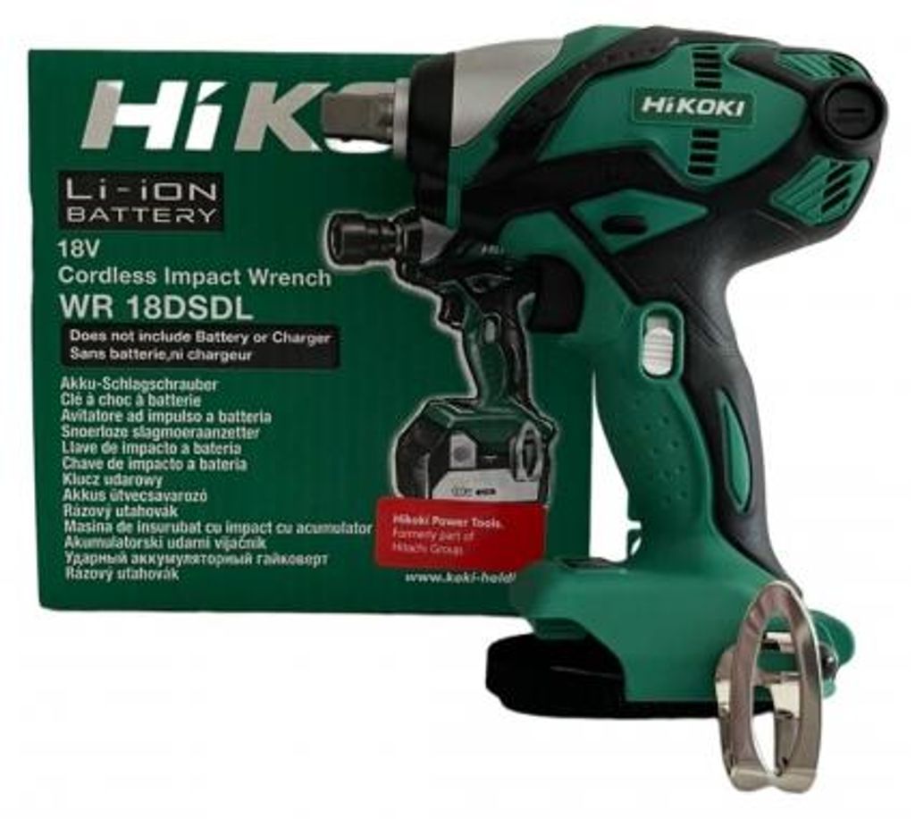 HiKoki 18V Akku Schlagschrauber 1/2" WR18DSDL Basic IP56 Produktbild 