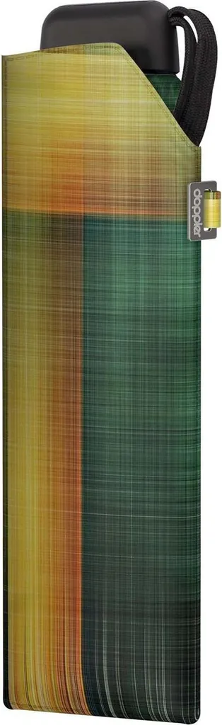 Ombrello Doppler Mini Slim Carbonsteel Noble Check Gold - Ultra Leggero