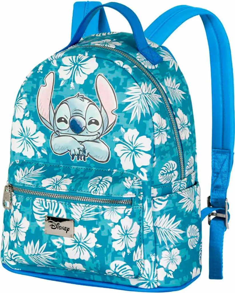 Sac à Dos Enfant Disney Stitch Aloha 27cm - Design Tropical Coloré