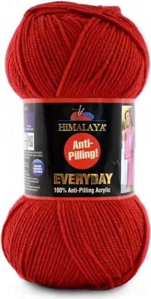 Himalaya Everyday Yarn 70006 - Tmavo červená, Mäkká a Obrázok produktu 