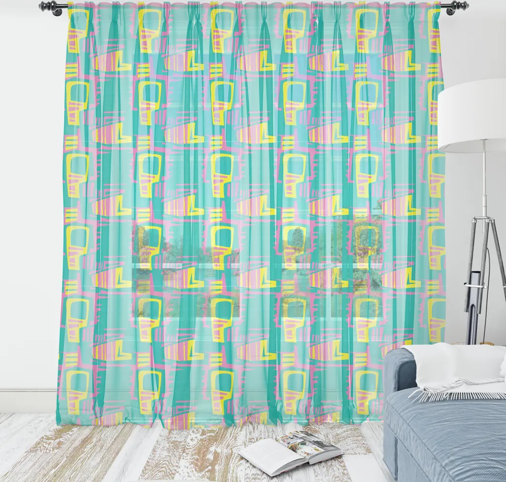 Tenture murale en satin soyeux Grand Format 274cm Décoration Abstraite