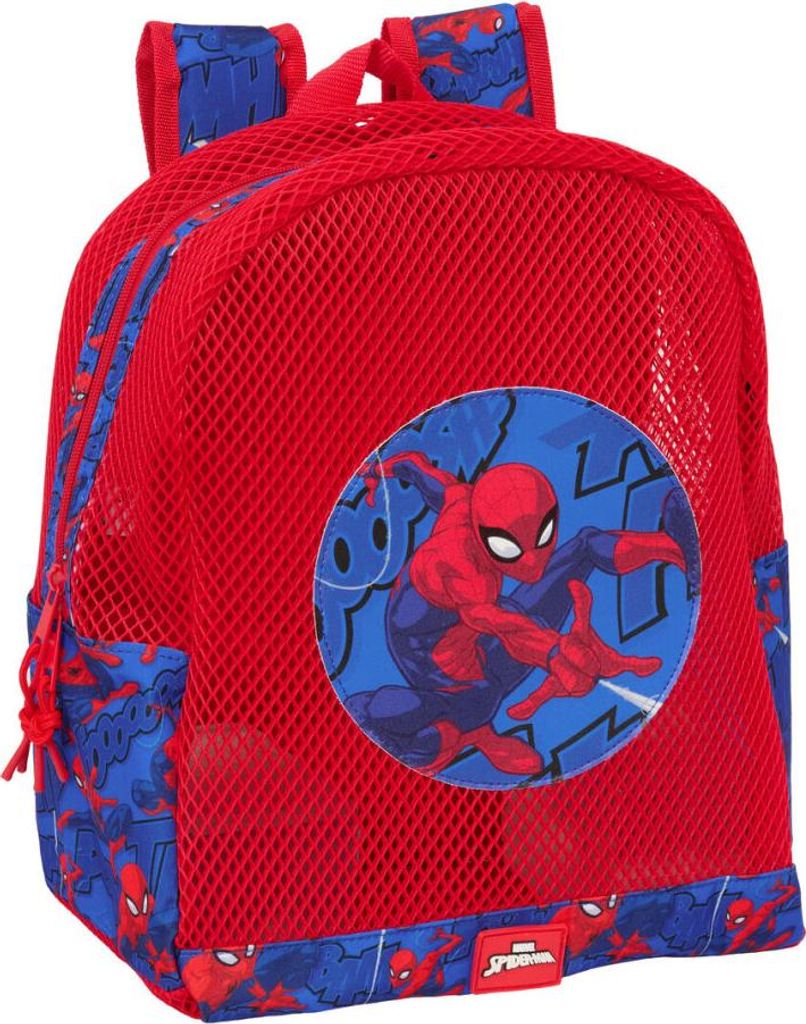 Spiderman Strandrucksack Spider-Man Blau Rot 30,5 x 24 x 18 cm Für Kinder