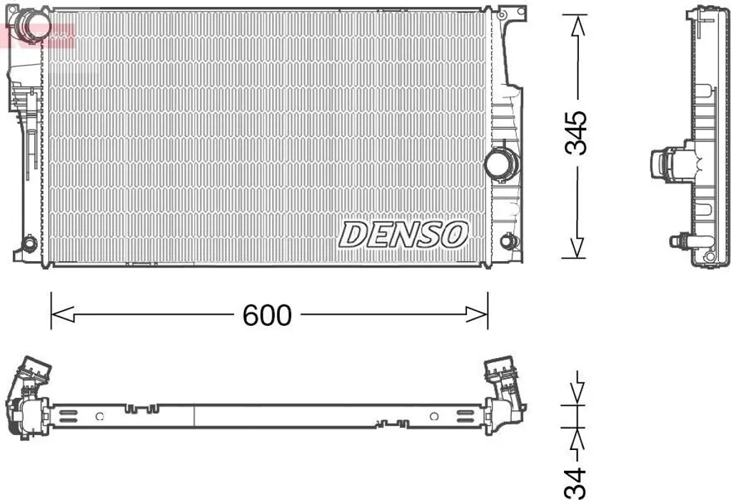 Radiateur moteur BMW F30 F20 contre les problèmes de surchauffe