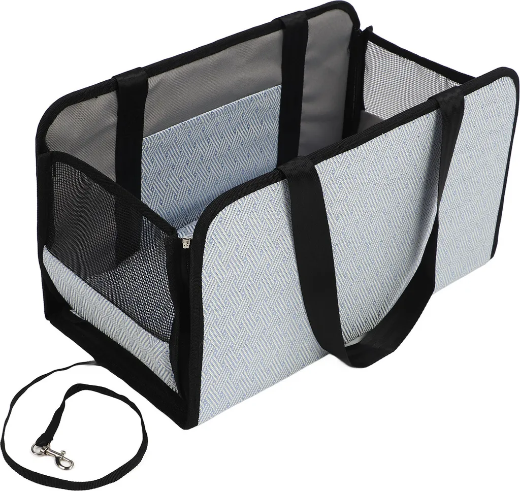 Siège Auto Anti-Stress Chien - Fixation Accoudoir pour Sécurité Max
