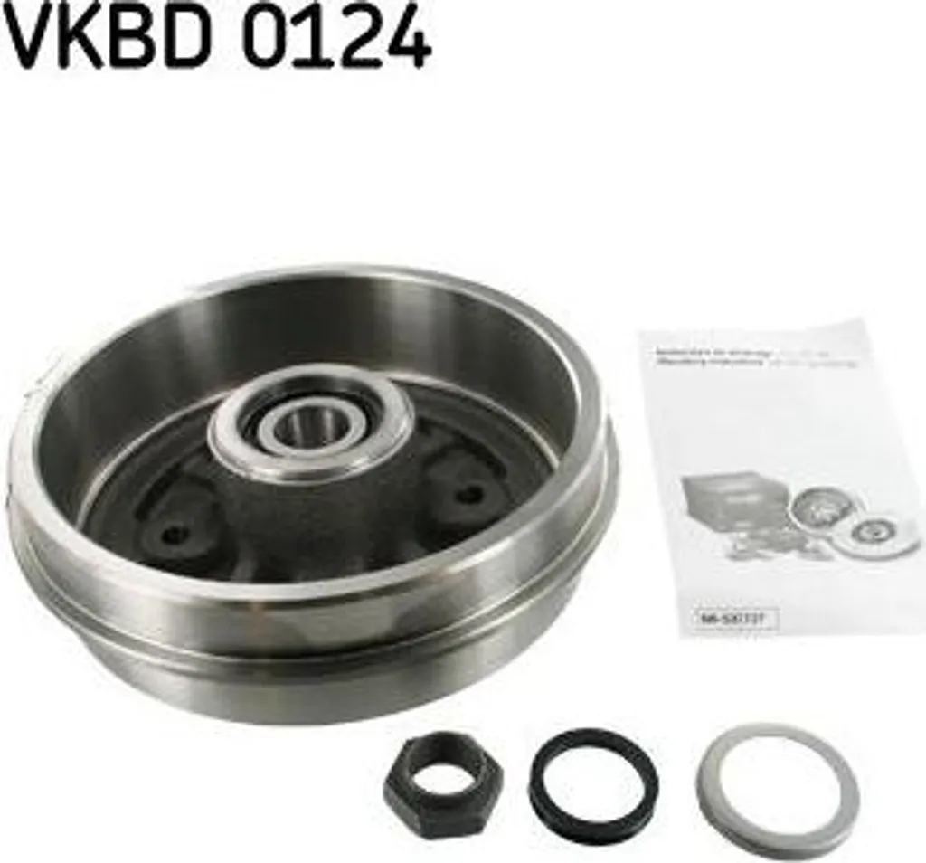 Tambour de frein pour rénovation train arrière Peugeot 106 et 206