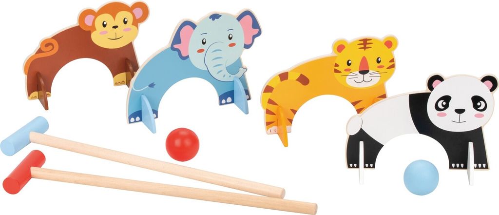 Lelin Toys L50217 Tier-Kroquet-Set