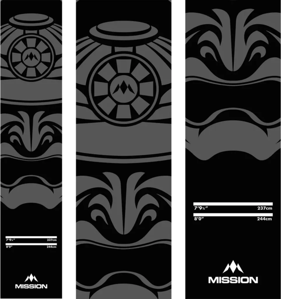 Tapis de protection fléchettes Samurai pour protéger parquet et carrelage