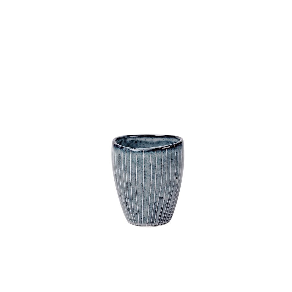 Broste copenhagen Espressotasse Nordic Sea, Keramik Graublau