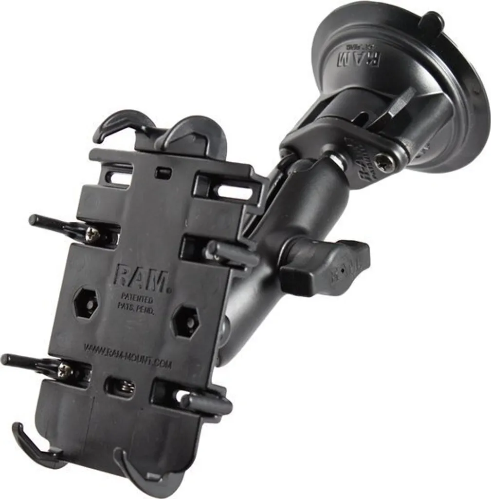 RAM-B-166-PD3 Support Téléphone Actif avec Bras Rotule et Ventouse Fixe