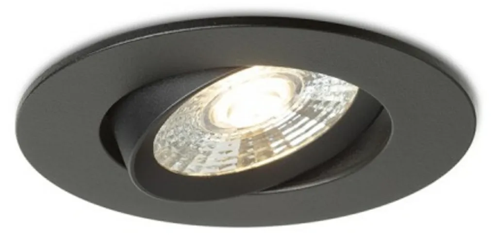 Spot encastré noir RED NEFRIT R14235 DIMM 230V LED 6W 3000K 36°