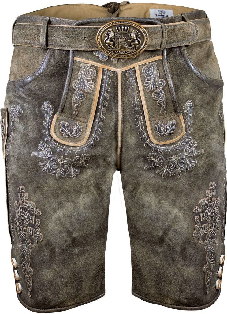 Edelnice Kurze Wildbock Lederhose Marcel 58