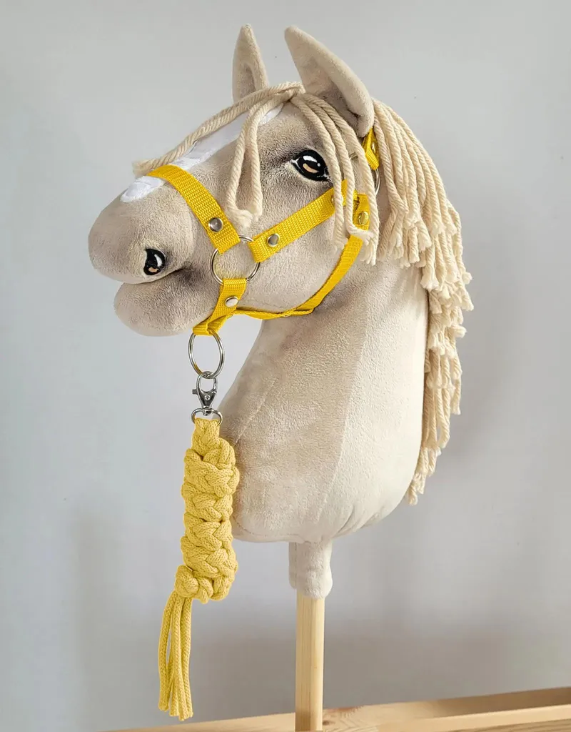 Équipement Hobby Horsing Canthar A3 et Corde de Guidage Jaune Fluo
