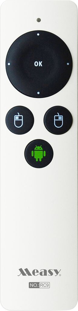 Measy RC9 2,4G Kabellose Air Mouse mit USB-Empfaenger, Gyroskop, Air Fly Mouse, Handfernbedienung fuer Smart TV, Android TV BOX, Laptop, PC