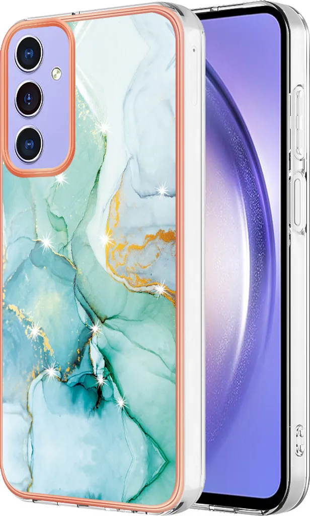 Custodia Marmo Verde per Samsung Galaxy A15 5G - Protezione TPU Sottile