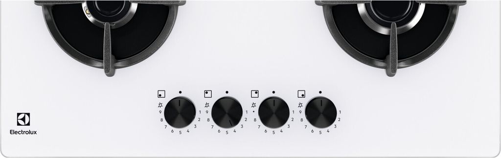 Electrolux EGG64272W Einbau-Gaskochfeld, 4 Brenner, weiß Produktbild 2