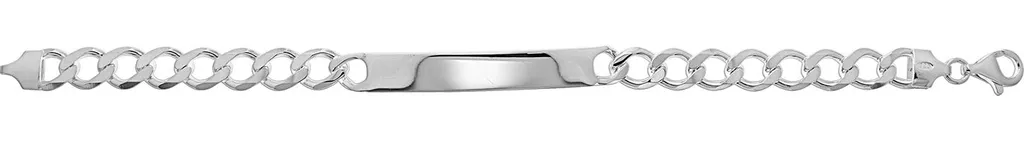 Gourmette à graver Femme Argent 925 - Cadeau Personnalisable 8mm 13g