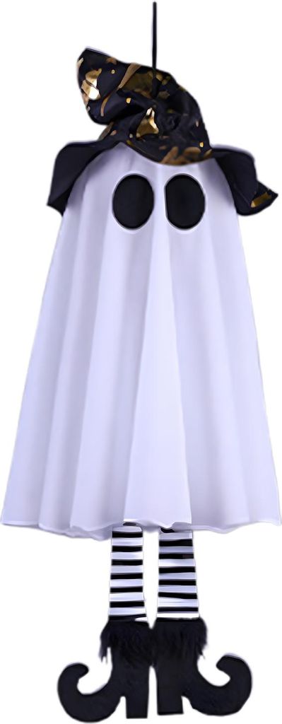 Halloween Hängende Geister mit Hexenhut Leuchtende Geister Hexenhut Lichter Gruselige Garten Hof Party Dekorationen