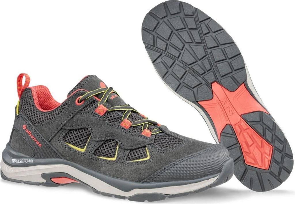 Albatros ACADIA WNS Berufshalbschuhe O1 HRO SRC grau/pink 42