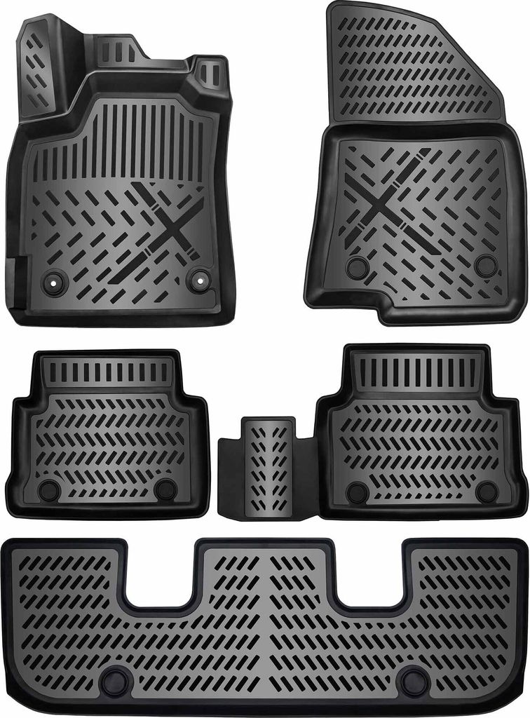 Gummimatten für SEAT ALHAMBRA 2010-2023 (Inkl. 3. Reihe)
