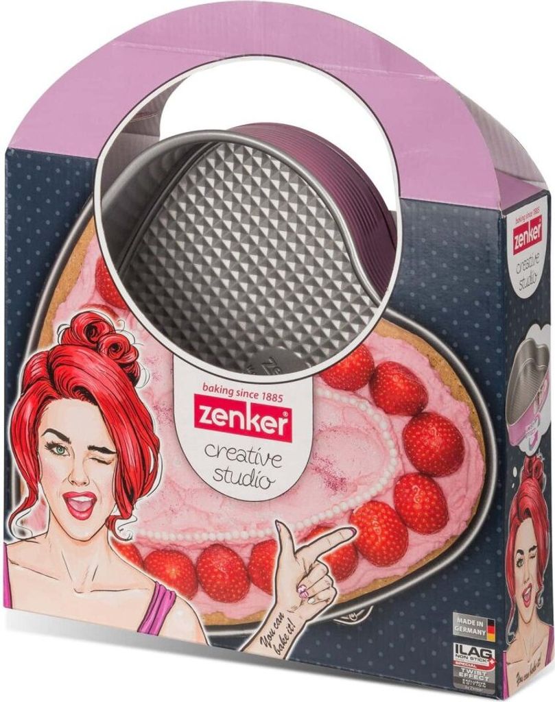 Zenker creative studio Herzspringform, Backform mit Produktbild 2