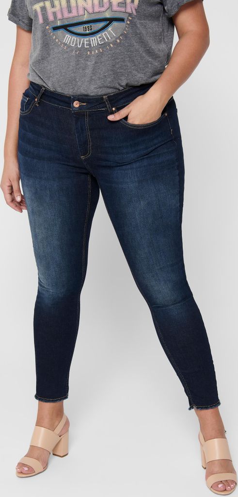 Damen Skinny Jeans Curvy Ankle Denim Große Größen Plus Size Übergröße | 48W / 32L
