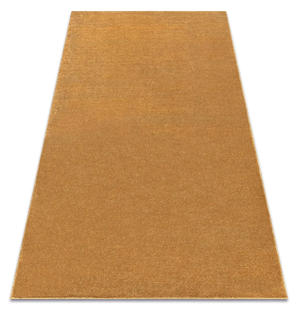 Moquette SOFTY Jaune d'Or 80x150 cm - Anti-Froid et Facile à Nettoyer