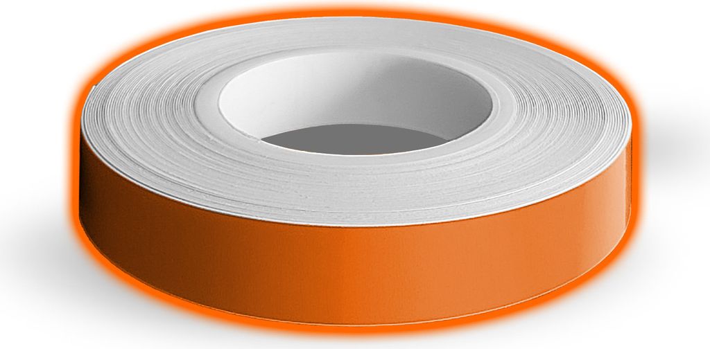 Wheel Stripes für Felgen Motorrad Reflektierend Orange 9 mm x 6 mt