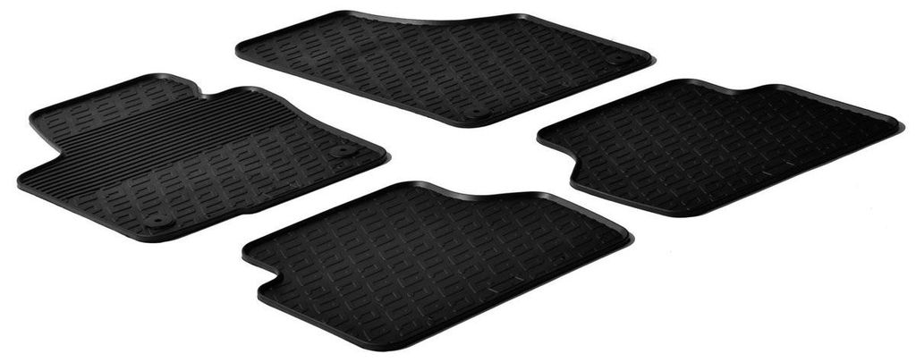 LAMPA Fußmatten Set Gummi für VW TIGUAN (5N) Vorne+Hinten Produktbild 