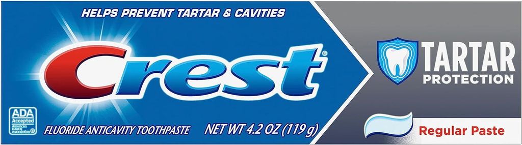 Crest Zahnsteinschutz-Zahnpasta, normale Paste, 4,2 oz (119 Produktbild 