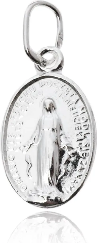 Médaille de baptême Notre-Dame Immaculée en argent véritable 0,9 g