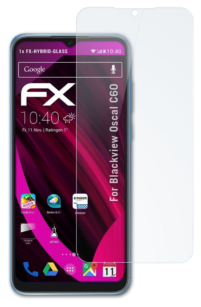 AtFoliX Plastic Glass Protective Film Compatible With Ring